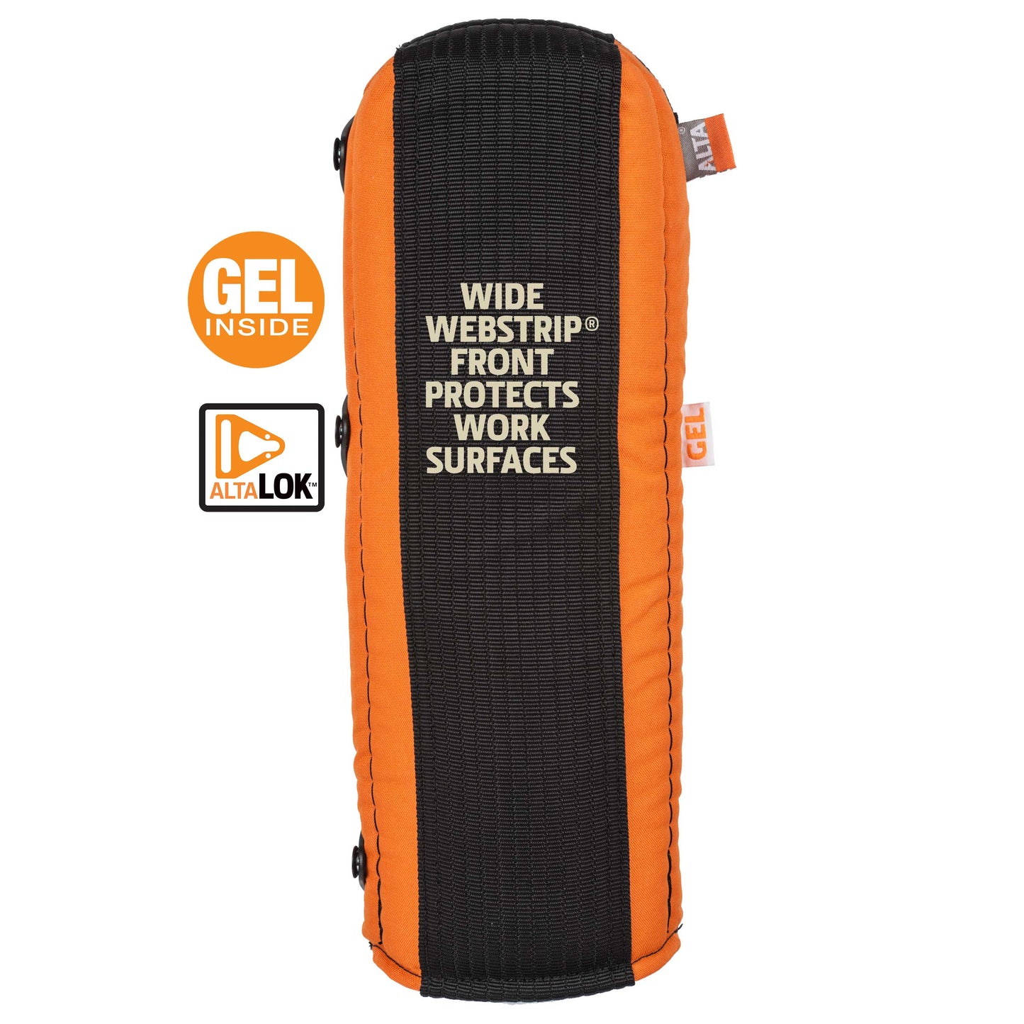 Alta GUARD™ EXT-Shin Guards Orange With 3 AltaLOK™ Fasteners