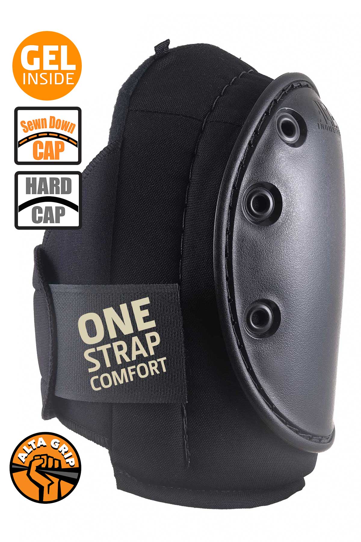 AltaGUARD - ONE STRAP HARD CAP Knee Pads