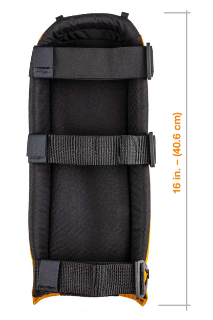 Alta GUARD™ EXT-Shin Guards Orange With 3 AltaLOK™ Fasteners