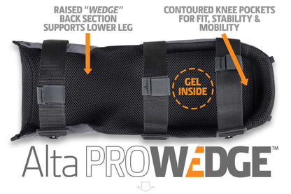 ALTA Durable kneeling Knee Pad with wedge shape for all-day comfort. Great for flooring jobs