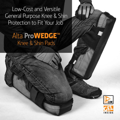 ALTA Durable kneeling Knee Pad with wedge shape for all-day comfort. Great for flooring jobs